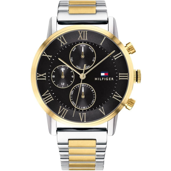 Tommy Hilfiger Analog Black Dial Two Tone Steel Strap Watch for Men - 1791539 Buy Now By Tommy Hilfiger
