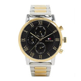 Tommy Hilfiger Analog Black Dial Two Tone Steel Strap Watch for Men - 1791539 Buy Now By Tommy Hilfiger