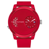 Tommy Hilfiger Denim Red Dial Red Rubber Strap Watch for Men - 1791557 Buy Now By Tommy Hilfiger