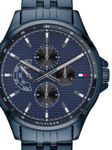 Tommy Hilfiger Shawn Quartz Blue Dial Blue Steel Strap Watch for Men - 1791618 Buy Now By Tommy Hilfiger