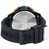 Tommy Hilfiger Jeans Analog Black Dial Black Silicone Strap Watch For Men - 1791763 Buy Now By Tommy Hilfiger