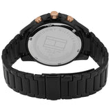 Tommy Hilfiger Aiden Chronograph Black Dial Black Steel Strap Watch For Men - 1791858 Buy Now By Tommy Hilfiger