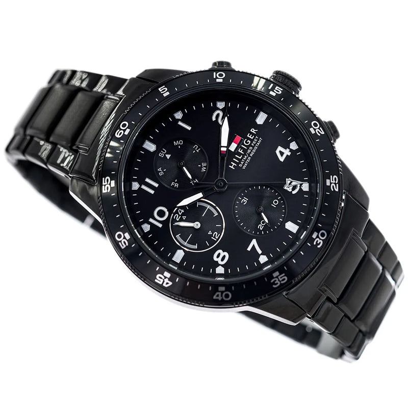 Tommy Hilfiger Jimmy Chronograph Grey Dial Grey Steel Strap Watch For Men - 1791951 Buy Now By Tommy Hilfiger