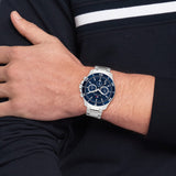 Tommy Hilfiger Jordan Chronograph Blue Dial Silver Steel Strap Watch For Men - 1792094 Buy Now By Tommy Hilfiger