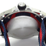 Shop Gucci Dive Black Dial Red & Blue Nylon Strap Watch For Men - YA136210 in USA