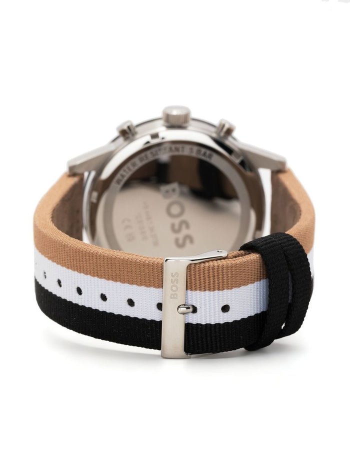Hugo Boss Allure Chronograph Black Dial Multicolor Nylon Strap Watch for Men - 1513963 Buy Now By Hugo Boss
