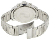 Shop Tommy Hilfiger Jackson Chronograph Blue Dial Silver Steel Strap Watch for Men - 1791242 in USA