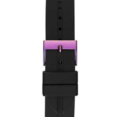 Guess Libra Black Dial Black Silicone Strap Watch For Women - GW0618L3 Buy Now By Guess