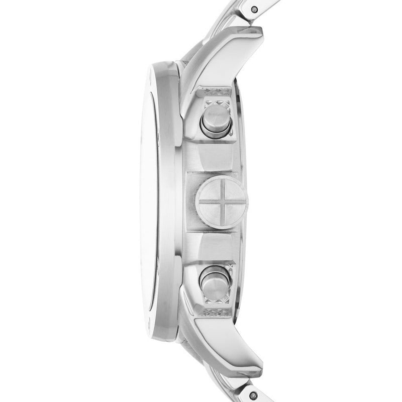 Fossil Modern Machine Black Dial Silver Steel Strap Watch for Men - FS4926 Buy Now By Fossil