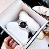 Gucci G Timeless Black Dial Silver Steel Strap Watch For Women - YA126502 Buy Now By Gucci
