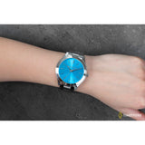 Michael Kors Runway Blue Dial Silver Steel Strap Watch for Women - MK3292 Buy Now By Michael Kors