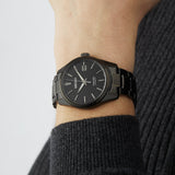 Shop Seiko Presage Sharp Edged Series Black Dial Black Steel Strap Watch For Men - SPB229J1 in USA
