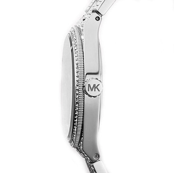 Michael Kors Channing Diamonds Black Dial Silver Steel Strap Watch for Women - MK6089 Buy Now By Michael Kors