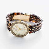 Michael Kors Darci Gold Dial Brown Two Tone Steel Strap Watch for Women - MK4326 Buy Now By Michael Kors