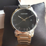 Calvin Klein City Black Dial Silver Steel Strap Watch for Men - K2G2G14C Buy Now By Calvin Klein
