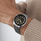 Seiko 5 Sport Automatic SKX Series Black Dial Silver Steel Strap Watch for Men - SRPK99K1 Buy Now By Seiko