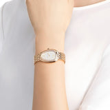 Bvlgari Serpenti Seduttori Diamonds Silver Dial Rose Gold Steel Strap Watch for Women - SERPENTI103146