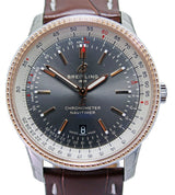 Shop Breitling Navitimer 1 Automatic 41mm Brown Dial Brown Leather Strap Mens Watch - U17326211M1P2 in USA