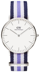 Daniel Wellington Classic Trinity White Dial Three Tone Nylon Strap Watch For Women - 0609DW Buy Now By Daniel Wellington