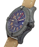 Shop Breitling Avenger Automatic GMT 45 Black Dial Brown Nylon Strap Watch for Men - V32395101B1X1 in USA
