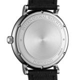 Shop IWC Portofino Automatic White Dial Black Leather Strap Watch for Men - IW356517 in USA