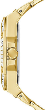 Guess Zeus Diamonds Gold Dial Gold Steel Strap Watch for Men - GW0209G2 Buy Now By Guess