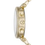 Michael Kors Parker Chronograph Gold Dial Gold Steel Strap Watch For Women - MK6831 Buy Now By Michael Kors