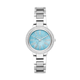Michael Kors Taryn Quartz Blue Dial Blue Steel Strap Watch For Women - MK6563 Buy Now By Michael Kors