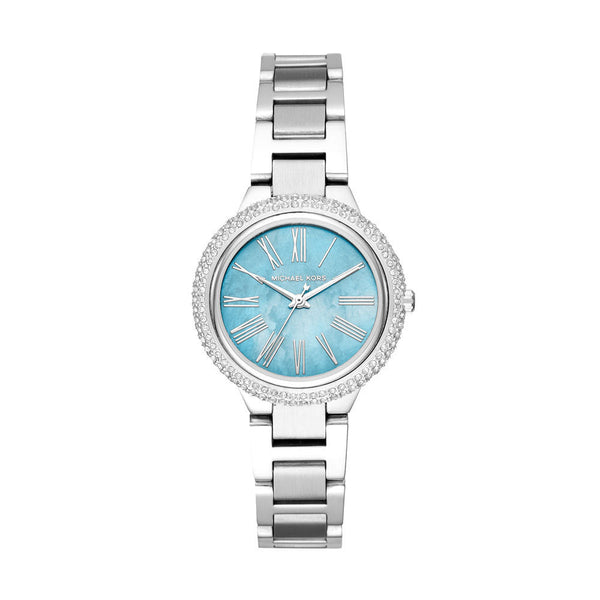Michael Kors Taryn Quartz Blue Dial Blue Steel Strap Watch For Women - MK6563 Buy Now By Michael Kors