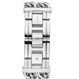 Guess Mod Heavy Metal Silver Dial Silver Steel Strap Watch For Women - W1117L1 Buy Now By Guess