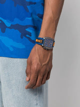 Versace Iconic Dominus Chronograph Blue Dial Blue Rubber Strap Watch For Men - VE6H00323 Buy Now By Versace