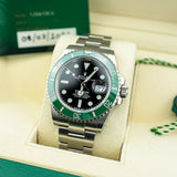 Shop Rolex Submariner Date Oyster Black Dial Oystersteel Silver Steel Strap Watch for Men - M126610LV-0002 in USA