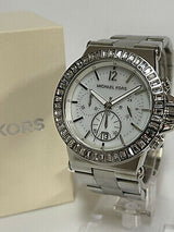 Michael Kors Dylan Glitz Chronograph White Dial Silver Steel Strap Watch For Women - MK5411 Buy Now By Michael Kors