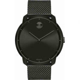 Shop Movado Bold Black Dial Black Mesh Bracelet Watch For Men - 3600261 in USA