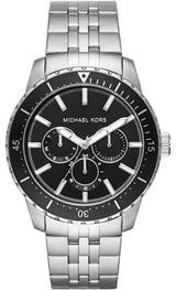 Michael Kors Cunningham Multifunction Black Dial Silver Steel Strap Watch For Men - MK7156 Buy Now By Michael Kors