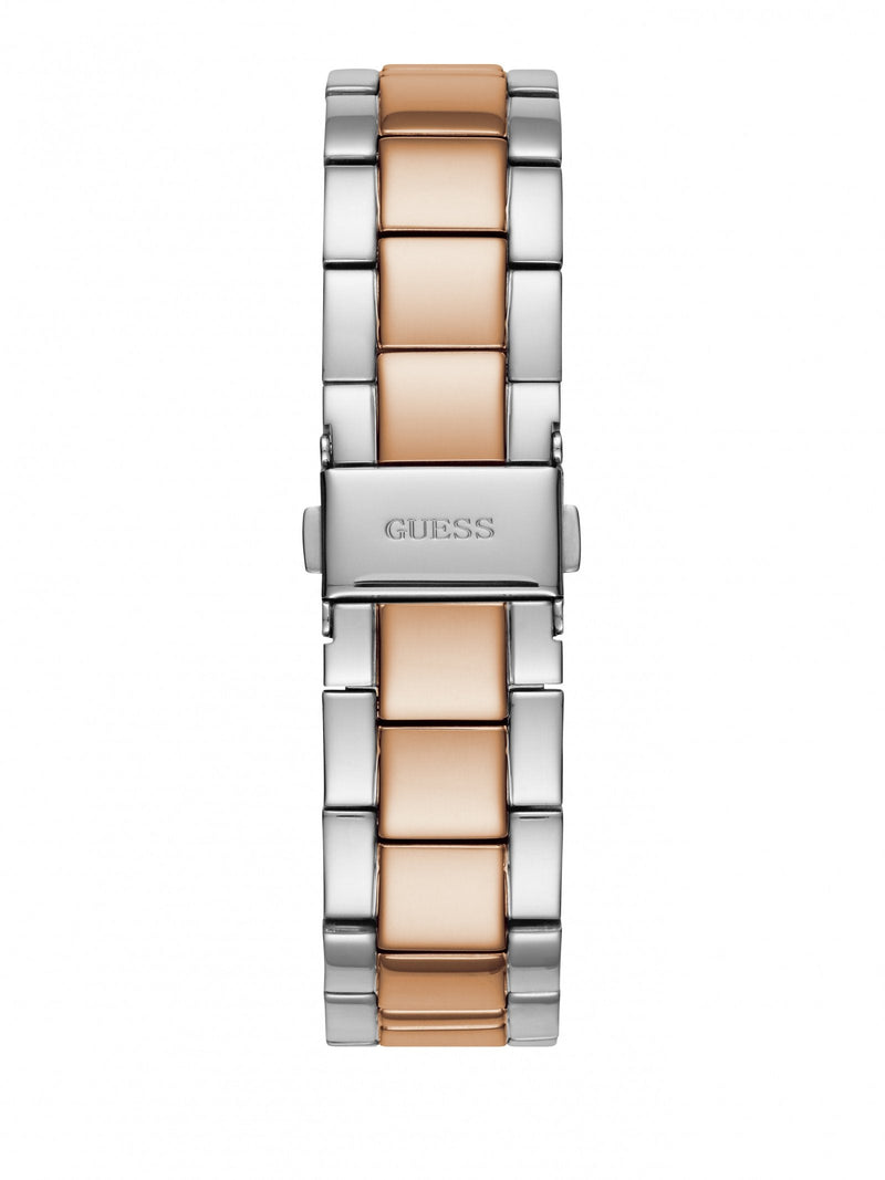 Guess Mist Quartz Silver Dial Two Tone Steel Strap Watch For Women - W0443L4 Buy Now By Guess