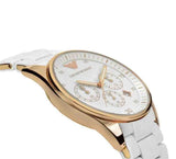 Emporio Armani Sportivo White Dial White Rubber Strap Watch For Men - AR5919 Buy Now By Emporio Armani