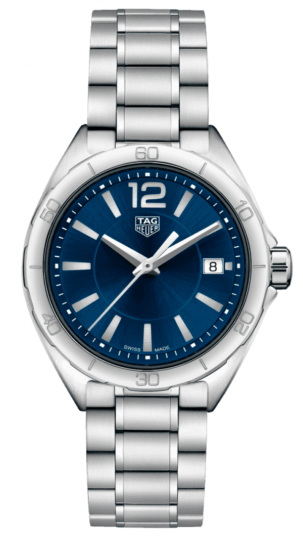 Shop Tag Heuer Formula 1 Quartz Blue Dial Silver Steel Strap Watch for Women - WBJ1312.BA0666 in USA