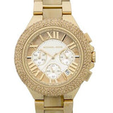 Shop Michael Kors Camille Gold Dial Gold Steel Strap Watch for Women - MK5902 in USA