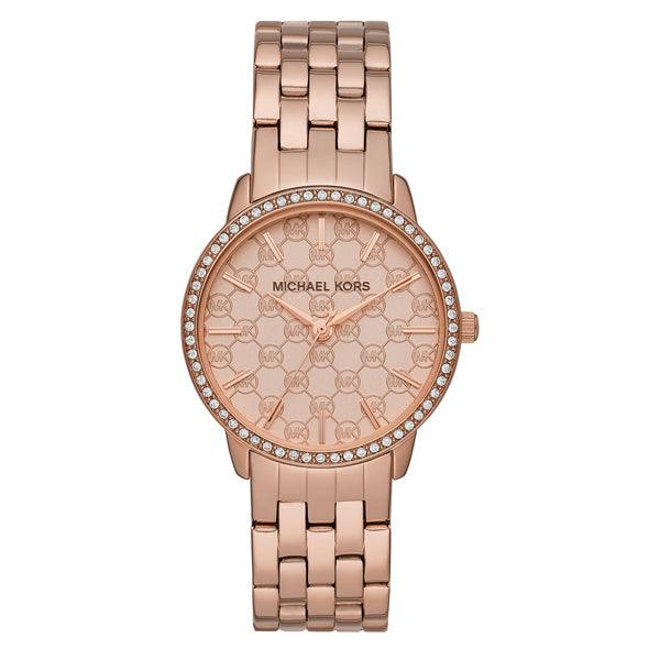 Michael Kors Argyle Quartz Rose Gold Dial Rose Gold Steel Strap Watch For Women - MK3156 Buy Now By Michael Kors