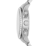 Michael Kors Lexington Chronograph White Dial Silver Steel Strap Watch For Women - MK7243 Buy Now By Michael Kors