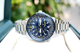 Citizen Promaster Nighthawk Eco Drive Navy Blue Dial Silver Steel Strap Watch For Men - BJ7006-56L Buy Now By Citizen