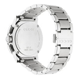 Shop Gucci G Chrono Black Dial Silver Steel Strap Watch For Men - YA101204 in USA