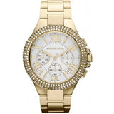 Shop Michael Kors Camille Gold Dial Gold Steel Strap Watch for Women - MK5902 in USA