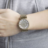 Michael Kors Catlin Mother of Pearl Dial Gold Steel Strap Watch for Women - MK3332 Buy Now By Michael Kors