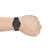 Fossil The Minimalist Black Dial Black Steel Strap Watch for Men - FS5308 Buy Now By Fossil