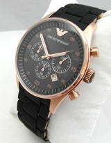 Emporio Armani Sportivo Black Dial Black Steel Strap Watch For Men - AR5905 Buy Now By Emporio Armani