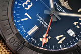 Shop Breitling Avenger Automatic GMT 45 Black Dial Brown Nylon Strap Watch for Men - V32395101B1X1 in USA
