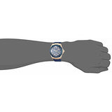 Guess Legacy Blue Dial Blue Silicone Strap Watch For Men - W1049G2 Buy Now By Guess