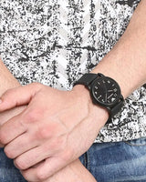 Emporio Armani Luigi Quartz Black Dial Black Silicon Strap Watch For Men - AR11071 Buy Now By Emporio Armani